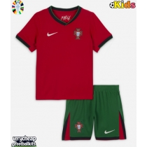 Portugal Replica Home Minikit Euro 2024 Short Sleeve (+ pants)